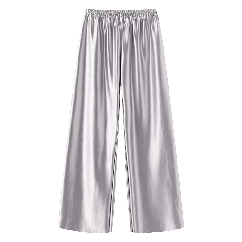 Satin Wide Leg Pants
