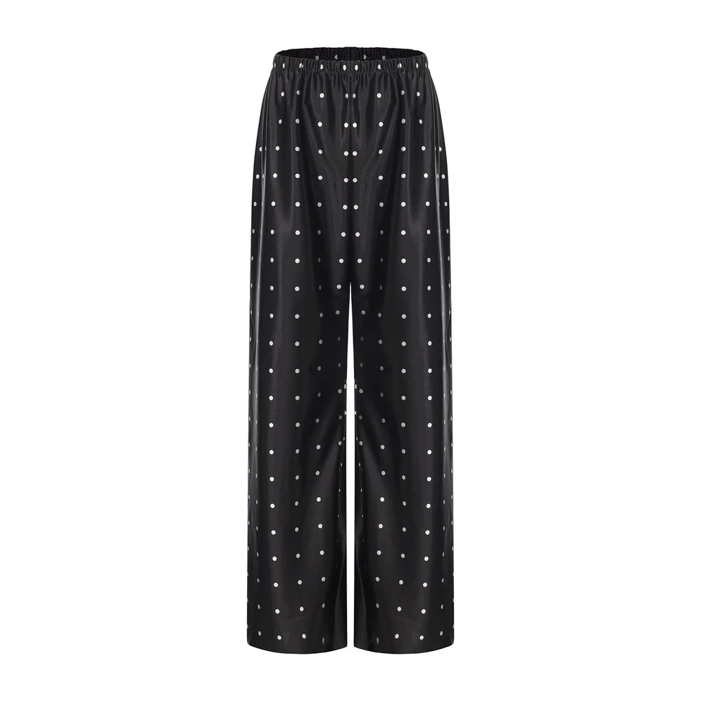 Satin Wide Leg Pants