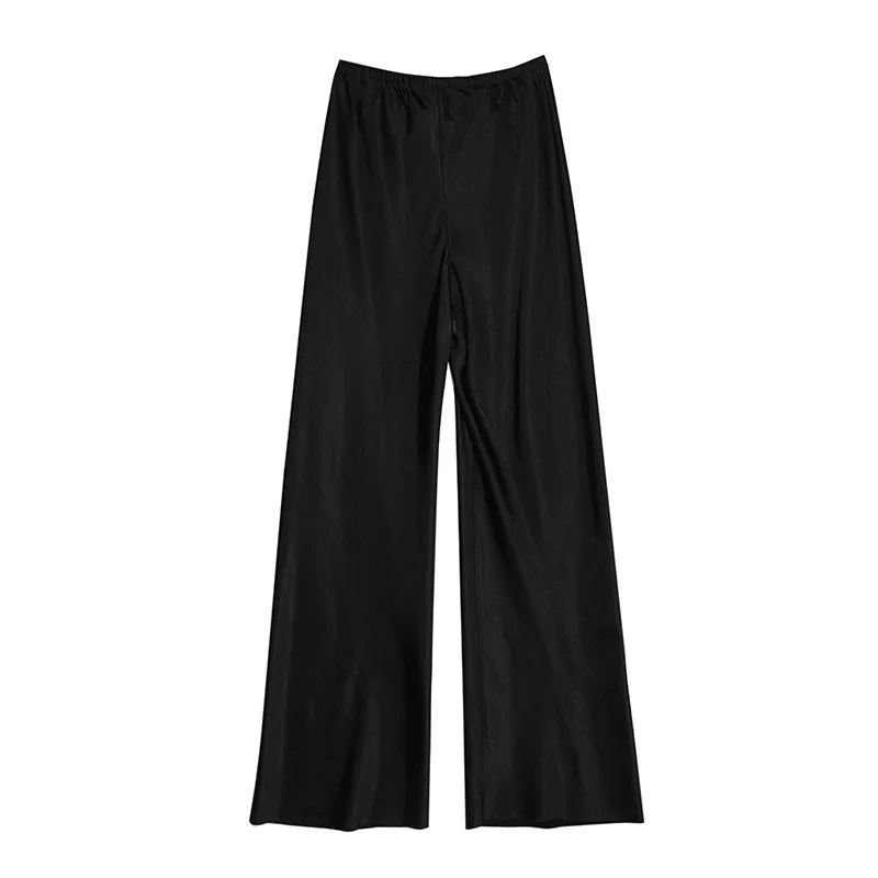 Satin Wide Leg Pants